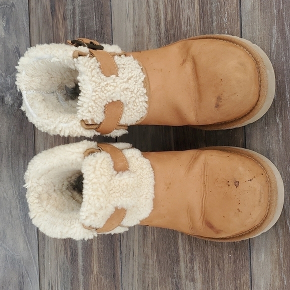 Ugg Australia Jocelin Shearling Buckle Boots ankle booties shoes sz 7 - Picture 4 of 14